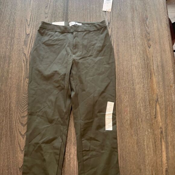 NWT A New Day Stretch Skinny Leg Olive Green Pants Size 4 - Picture 3 of 9